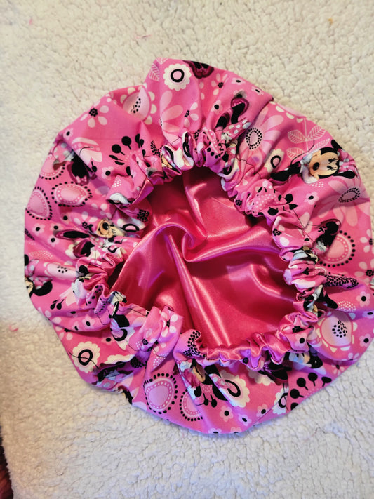 Kids Satin Lined bonnet